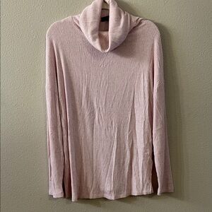 Sanctuary Soft Pink Cowl Neck Top. Size medium